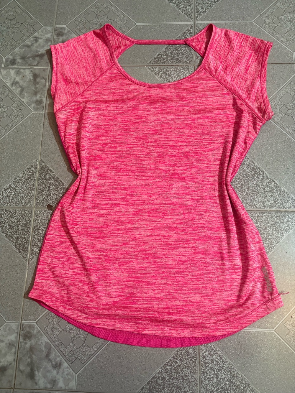 Reebok Hot Pink Short-Sleeve Performance Tee